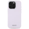 Чохол DKNY Liquid Silicone Small Metal Logo для iPhone 16 Pro Pink with MagSafe (DKHMP16LSMCHLP)