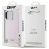 Чохол DKNY Liquid Silicone Small Metal Logo для iPhone 16 Pro Pink with MagSafe (DKHMP16LSMCHLP)