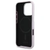 Чохол DKNY Hardcase Liquid Silicone Small Metal Logo для iPhone 16 Pro Max Pink with MagSafe (DKHMP16XSMCHLP)