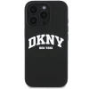 Чохол DKNY Silicone White Printed Logo для iPhone 16 Pro Max Black with MagSafe (DKHMP16XSNYACH)