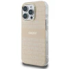 Чохол DKNY Repeat Texture Patern & Stripe для iPhone 16 Pro Pink with MagSafe (DKHMP16LHRHSEP)
