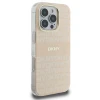 Чохол DKNY Repeat Texture Patern & Stripe для iPhone 16 Pro Pink with MagSafe (DKHMP16LHRHSEP)