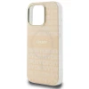 Чохол DKNY Repeat Texture Patern & Stripe для iPhone 16 Pro Pink with MagSafe (DKHMP16LHRHSEP)
