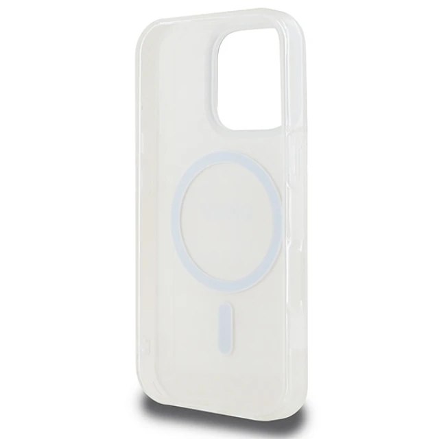 Чохол DKNY Repeat Texture Patern & Stripe для iPhone 16 Pro Pink with MagSafe (DKHMP16LHRHSEP)