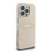 Чохол DKNY Repeat Texture Pattern With Stripe для iPhone 16 Pro Max Pink with MagSafe (DKHMP16XHRHSEP)