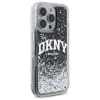 Чохол DKNY Liquid Glitter Arch Logo для iPhone 16 Pro Black (DKHCP16LLBNAEK)
