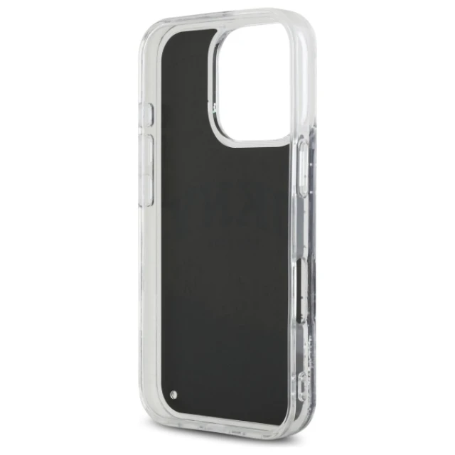 Чохол DKNY Liquid Glitter Arch Logo для iPhone 16 Pro Max Black (DKHCP16XLBNAEK)