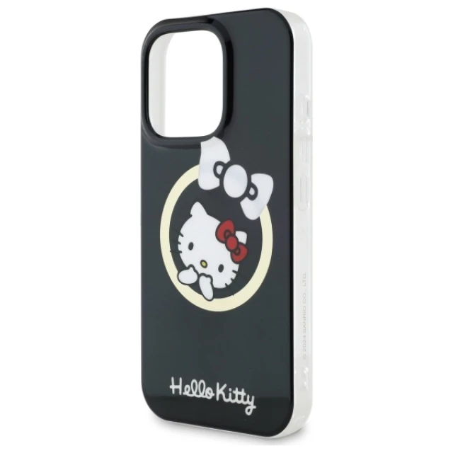 Чохол Hello Kitty IML Fun Bow для iPhone 16 Pro Max Black with MagSafe (HKHMP16XHFLBK)