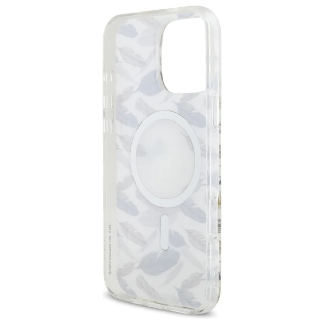 Чохол Hello Kitty IML Golden Leaves для iPhone 16 Pro Max White with MagSafe (HKHMP16XHGLEH)