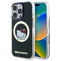 Чохол Hello Kitty IML Sweet Kitty для iPhone 16 Pro Max Black with MagSafe (HKHMP16XHSWKK)