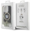 Чохол Hello Kitty Liquid Glitter Fever для iPhone 16 Pro Black Gold with MagSafe (HKHMP16LLGDIK)