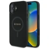 Чохол Guess Saffiano для iPhone 16 Black with MagSafe (GUHMP16SPSAHMCK)