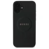 Чохол Guess Saffiano для iPhone 16 Black with MagSafe (GUHMP16SPSAHMCK)