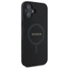 Чохол Guess Saffiano для iPhone 16 Black with MagSafe (GUHMP16SPSAHMCK)