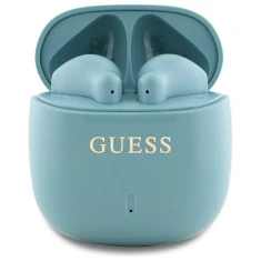 Бездротові навушники Guess Printed Classic Logo Turquoise (GUTWSJ14ESGQ)