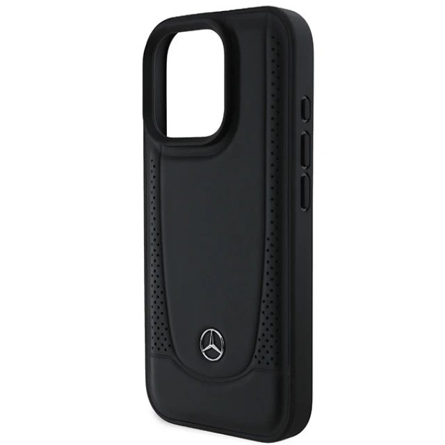 Чохол Mercedes Leather Urban для iPhone 16 Pro Max Black (MEHCP16XARMBK)
