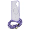 Чохол Guess Crossbody Cord Script для iPhone 16 Purple with MagSafe (GUHMP16SHCTSGNSU)