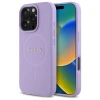 Чохол Guess Saffiano для iPhone 16 Pro Purple with MagSafe (GUHMP16LPSAHMCU)