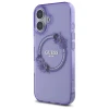 Чохол Guess IML Flowers Wreath для iPhone 16 Purple with MagSafe (GUHMP16SHFWFCU)