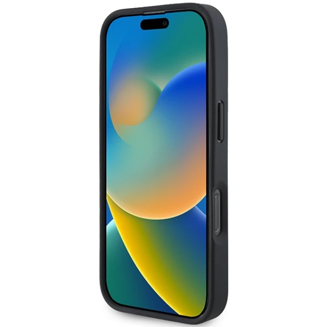 Чохол BMW Leather Hot Stamp для iPhone 16 Pro Black (BMHCP16LSLLBK)