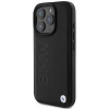 Чохол BMW Leather Hot Stamp для iPhone 16 Pro Max Black (BMHCP16XSLLBK)