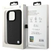 Чохол BMW Leather Hot Stamp для iPhone 16 Pro Max Black (BMHCP16XSLLBK)