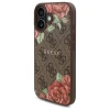 Чохол Guess 4G Flowers Print для iPhone 16 Brown with MagSafe (GUHMP16SP4ROPEMCW)