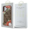 Чохол Guess 4G Flowers Print для iPhone 16 Brown with MagSafe (GUHMP16SP4ROPEMCW)