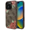 Чехол Guess 4G Flowers Print для iPhone 16 Pro Max Brown with MagSafe (GUHMP16XP4ROPEMCW)