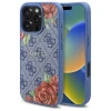 Чохол Guess 4G Flowers Print для iPhone 16 Pro Blue with MagSafe (GUHMP16LP4ROPEMCB)