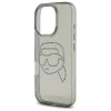 Чохол Karl Lagerfeld IML Rhinestones Karl Head для iPhone 16 Pro Max Black (KLHCP16XHKHDCELK)