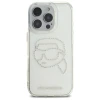Чохол Karl Lagerfeld IML Rhinestones Karl Head для iPhone 16 Pro Transparent (KLHCP16LHKHDCELT)