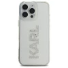 Чехол Karl Lagerfeld IML Rhinestones Logo для iPhone 16 Pro Max Transparent (KLHCP16XHKLSTDCT)
