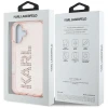 Чохол Karl Lagerfeld IML Rhinestones Logo для iPhone 16 Pink (KLHCP16SHKLSTDCP)