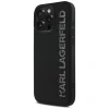 Чохол Karl Lagerfeld 3D Rubber Elongated Glitter для iPhone 16 Pro Black (KLHCP16LRBKGVCK)