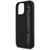 Чохол Karl Lagerfeld 3D Rubber Elongated Glitter для iPhone 16 Pro Black (KLHCP16LRBKGVCK)