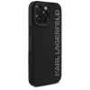 Чохол Karl Lagerfeld 3D Rubber Elongated Glitter для iPhone 16 Pro Max Black (KLHCP16XRBKGVCK)
