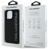 Чохол Karl Lagerfeld 3D Rubber Elongated Glitter для iPhone 16 Pro Max Black (KLHCP16XRBKGVCK)