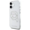 Чохол Karl Lagerfeld IML Rhinestones Karl Head для iPhone 16 Transparent (KLHCP16SHKHDCELT)
