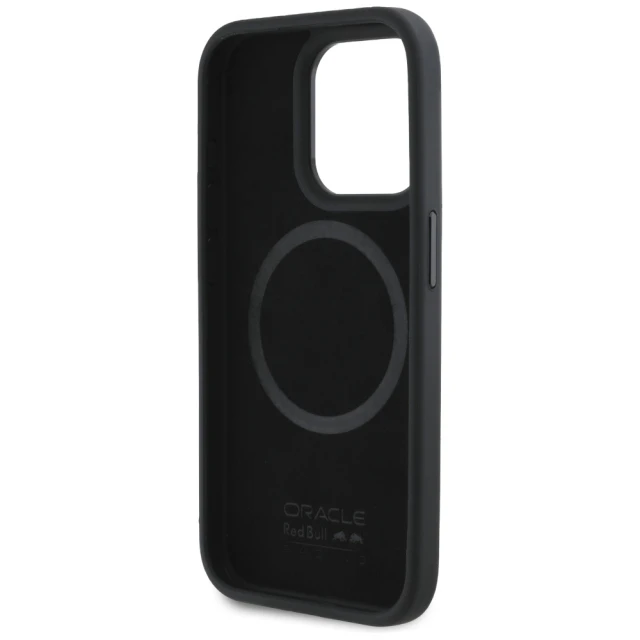 Чехол Red Bull Leather Red Ring для iPhone 15 Pro Max Navy with MagSafe (RBHMP15X24PUILVR)