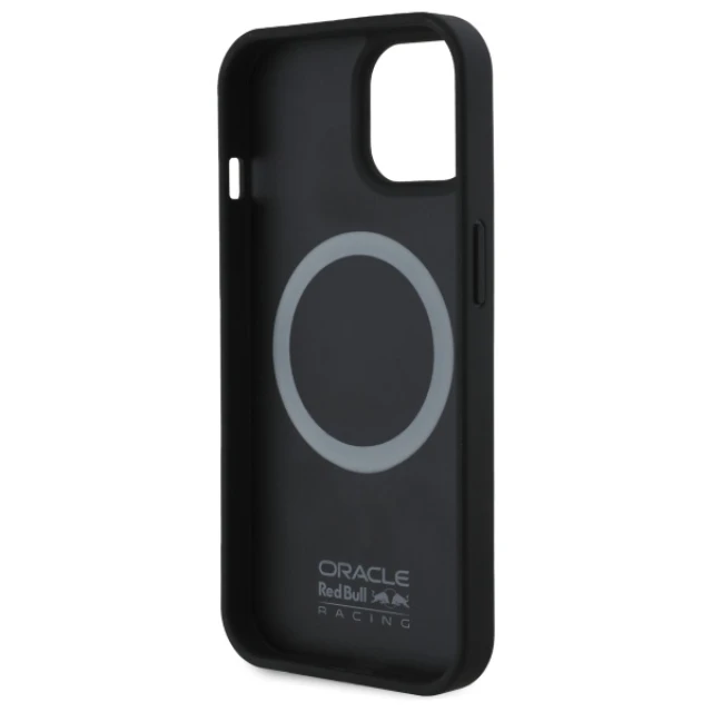 Чохол Red Bull Carbon Fiber Powerbar для iPhone 15 Black with MagSafe (RBHMP15S24CFGSMK)