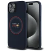 Чохол Red Bull Silicone Red Ring для iPhone 15 Navy with MagSafe (RBHMP15S24SIILVR)
