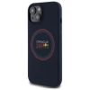 Чохол Red Bull Silicone Red Ring для iPhone 15 Navy with MagSafe (RBHMP15S24SIILVR)