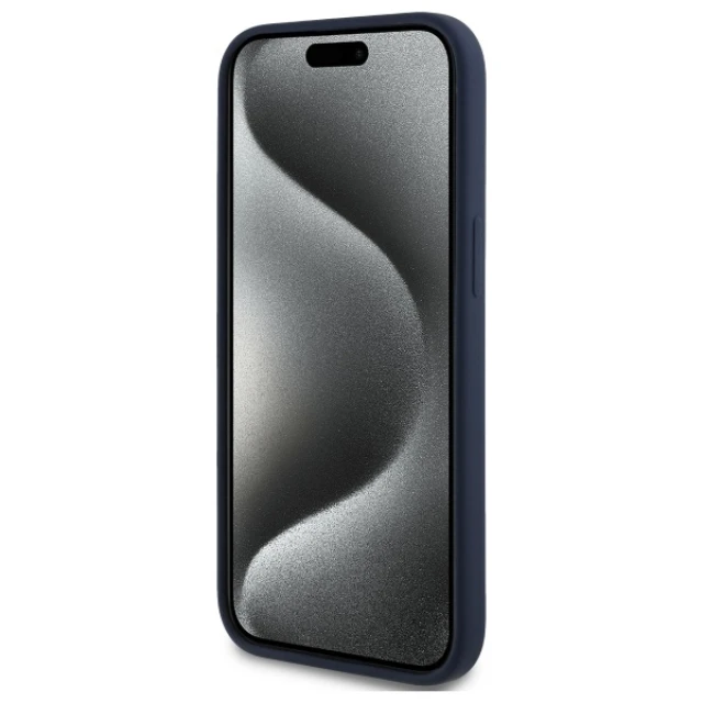 Чохол Red Bull Silicone Red Ring для iPhone 15 Navy with MagSafe (RBHMP15S24SIILVR)
