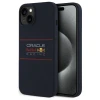 Чохол Red Bull Silicone Horizontal Logo для iPhone 14 Navy with MagSafe (RBHMP14S24SIHSRV)