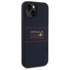 Чохол Red Bull Silicone Horizontal Logo для iPhone 14 Navy with MagSafe (RBHMP14S24SIHSRV)
