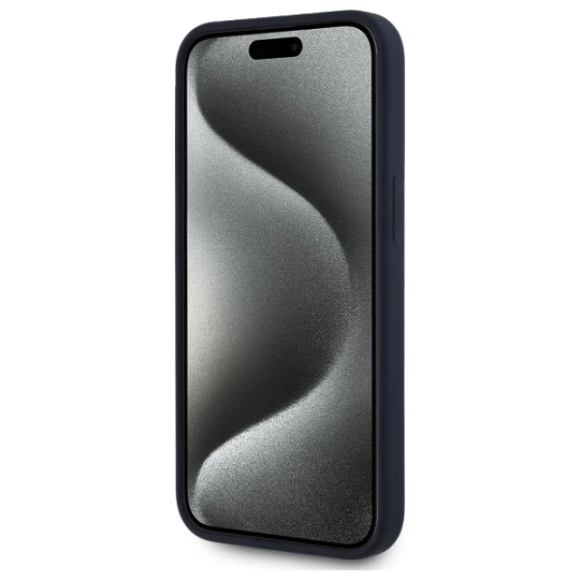 Чохол Red Bull Silicone Horizontal Logo для iPhone 15 Navy with MagSafe (RBHMP15S24SIHSRV)