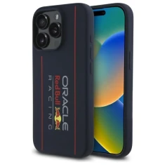 Чехол Red Bull Silicone Vertical Logo для iPhone 15 Pro Max Navy with MagSafe (RBHMP15X24SIOLRV)