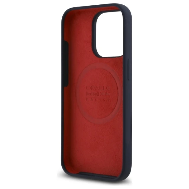 Чохол Red Bull Silicone Vertical Logo для iPhone 15 Pro Max Navy with MagSafe (RBHMP15X24SIOLRV)
