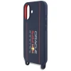 Чохол Red Bull Silicone Strap and Vertical Logo для iPhone 16 Navy with MagSafe (RBHMP16S24SISOLRV)